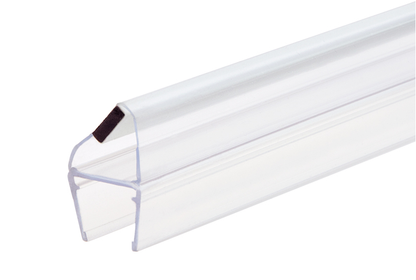 KC Hardware Magnetic Shower Door Seal for 3/8" Glass Shower Doors- 180 Deg Outswing Door- 95" Length- Set of 2