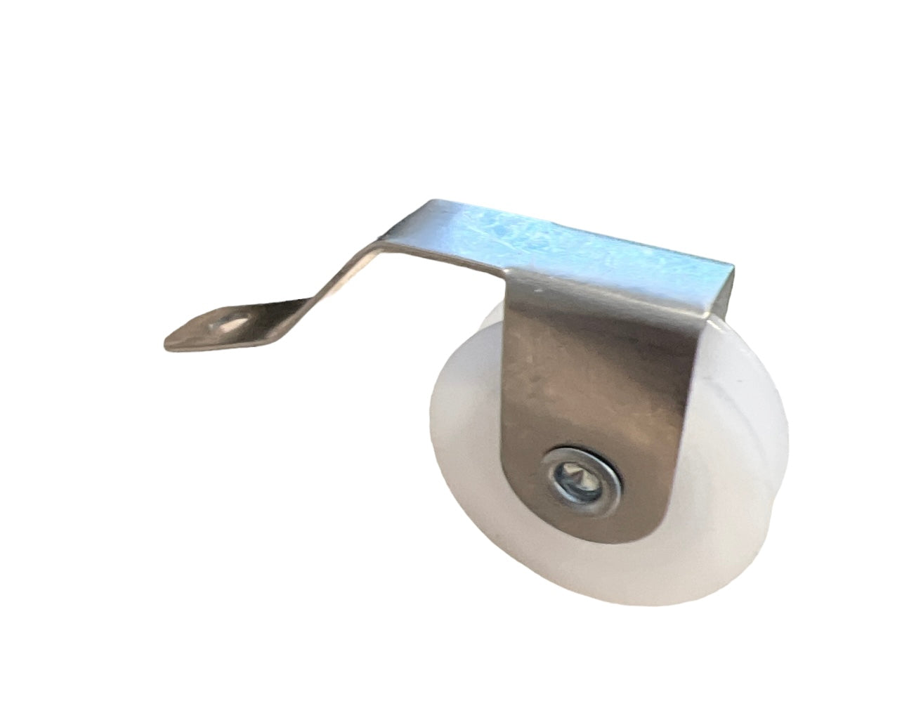 KC Hardware Nylon Rollers with Stainless Steel Tension Spring for Sliding Screen Doors, Screen Door Wheels, Tension Spring Wheels for Academy Doors- 1" Diameter- Pack of 2