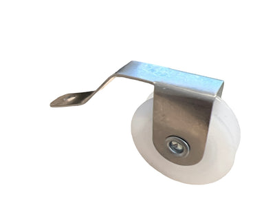 Nylon Screen Door Tension Rollers with Stainless Steel Spring, 1" diameter