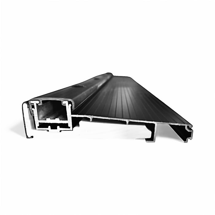 Adjustable Aluminum Door Threshold, Black, 36 in Hidden Screws