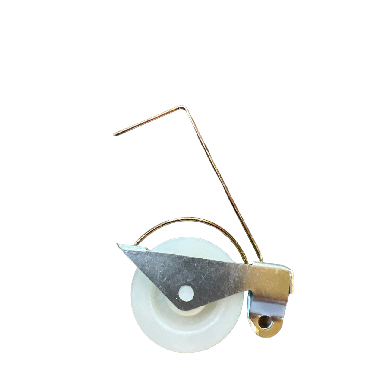 Sliding Screen Door Tension Spring with Concave Plastic Rollers, Tension Spring Wheels for Sliding Screen Doors- 1-1/4”Diameter- Pack of 2, Gold, KCS-0524