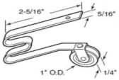 1 in Screen Door Tension Spring Roller for 1-3/4 in Doors, Pack of 2