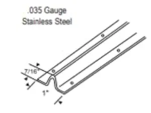Sliding Door Screw-Down Track, Replacement for Patio Doors, Stainless Steel - Image 6