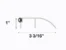 BLACK HIGH PROFILE VINYL ALUMINUM OUTSWING DOOR THRESHOLD STRIP (5)