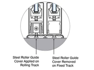 KC Hardware Metal Bottom Track for Rolling Sliding Doors 95 Inch Length - Image 4