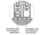 KC HARDWARE METAL BOTTOM TRACK FOR ROLLING SLIDING DOORS 95 INCH LENGTH 1