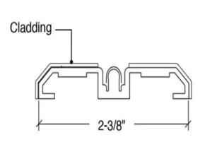 KC Hardware Metal Bottom Track for Rolling Sliding Doors 95 Inch Length - Image 3