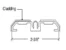 KC HARDWARE METAL BOTTOM TRACK FOR ROLLING SLIDING DOORS 95 INCH LENGTH 3