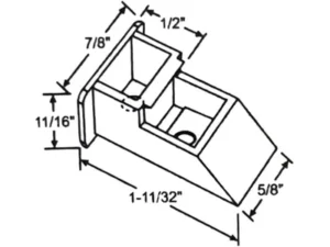 Nylon Sash Cam Replacements for Channel Balances (Black)2