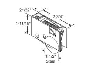 Pella Sliding Patio Door Rollers Replacement Series Pre Steel Ball Bearing2