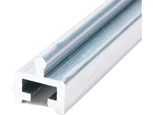 Silvery Aluminium Sliding Screen Door Bottom Track, Patio Door Track Replacement