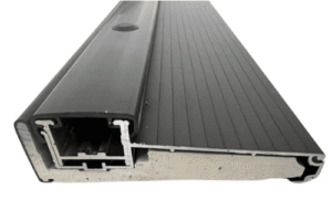 36" Adjustable Black Aluminum Door Threshold – Heavy Duty - Image 2