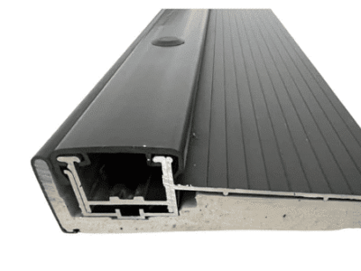 Adjustable Black Aluminum Threshold - 36 Inch | Exterior Door Threshold Extension | Heavy-Duty Waterproof Door Threshold for Doorways & Garage Doors