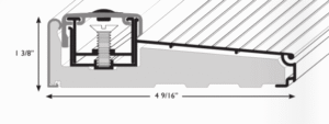 36" Adjustable Black Aluminum Door Threshold – Heavy Duty - Image 3