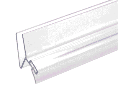 95 Inch Frameless Shower Door Side H-Jamb Seal, Glass Shower Door Seal Strip (135 Degree) for 3/8 Inch (8-10mm) Thick Glass, Water Guard That Prevents leaks, Ultra Clear