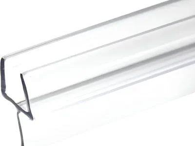 36" Frameless Clear Shower Door Bottom Seal for 3/8" Glass