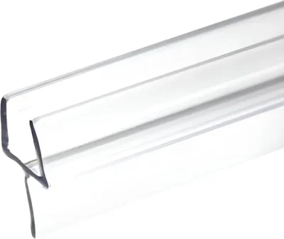 36 Frameless Clear Shower Door Bottom Seal for 38 Glas