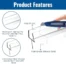 36 Frameless Clear Shower Door Bottom Seal for 38 Glass2