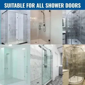 36" Frameless Clear Shower Door Bottom Seal for 3/8" Glass - Image 6