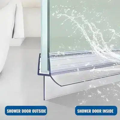 47 Frameless Shower Door Sweep – Bottom Seal for 38 Glass