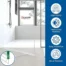 47 Frameless Shower Door Sweep – Bottom Seal for 38 Glass7