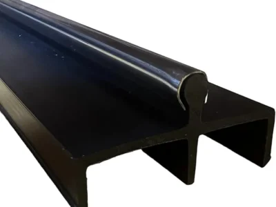 72" Vinyl Sliding Door Track with Stainless Steel Cover