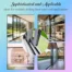 72 Vinyl Sliding Door Track with Stainless Steel Cover black3