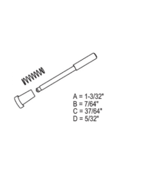 Window Screen Plunger Latch Pins with White Caps, 25 Pack - Image 5