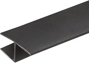 H-Type Shower Door Side Seal Strip for 3/8" Frameless Glass