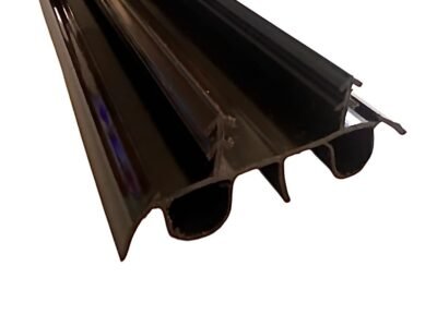 36" Door Bottom Sweep with Notched Kerfs, Black Weather Seal