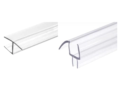 95" Frameless Shower Door Kit with Side & Bottom Seal Strips
