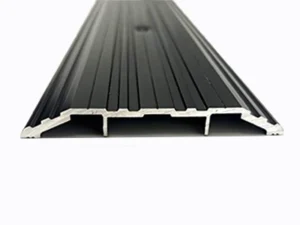 KC Hardware Black Anodized Door Threshold, 4" Wide x 1/2" High - Image 2