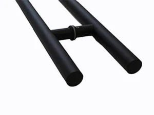 2 Round Pull-Bar H Shape Ladder Stainless Steel Door Handle