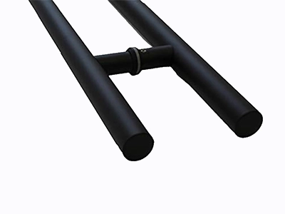 2 Round Pull-Bar H Shape Ladder Stainless Steel Door Handle