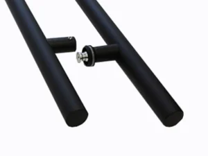 2 Round Pull-Bar H Shape Ladder Stainless Steel Door Handle - Image 2