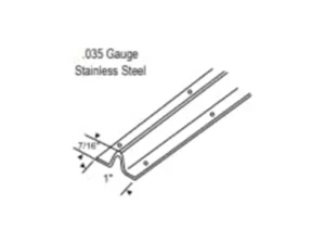 Stainless Steel Inverted V Sliding Glass Door Track Replacement - Image 6