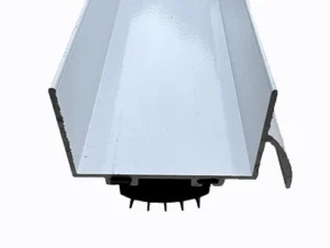 Vinyl Door Bottoms Sweep, Under Door Seal for Exterior Doors, 1.75" Width