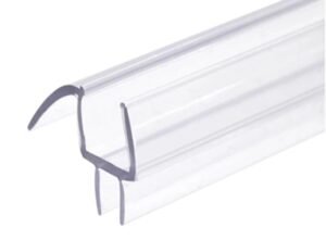 Frameless Shower Door Seal Kit – H Side 72" + Bottom 40", Clear - Image 5