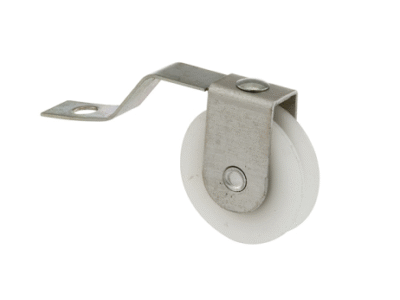 1" Stainless Steel Screen Door Rollers with Tension Spring, 2 Pack