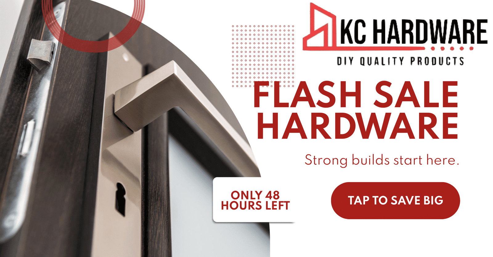 KC Hardware - Buy Door & Windows Hardware Online - facebook ad 1200x628 px 2 kchardware.us